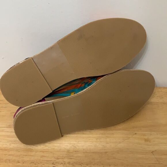 Colorful Woven Leather Huaraches Size 8 - Picture 6 of 8